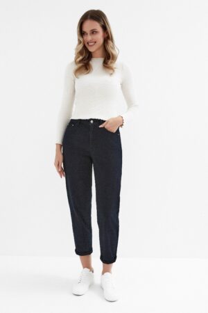 SPODNIE 7/8 BOYFRIEND DEEP BLACK