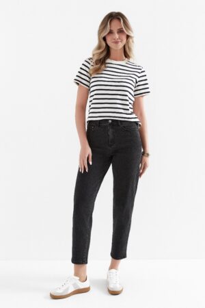 SPODNIE 7/8 BOYFRIEND GRAFIT