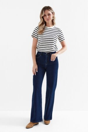 SPODNIE SZEROKIE DEEP BLUE